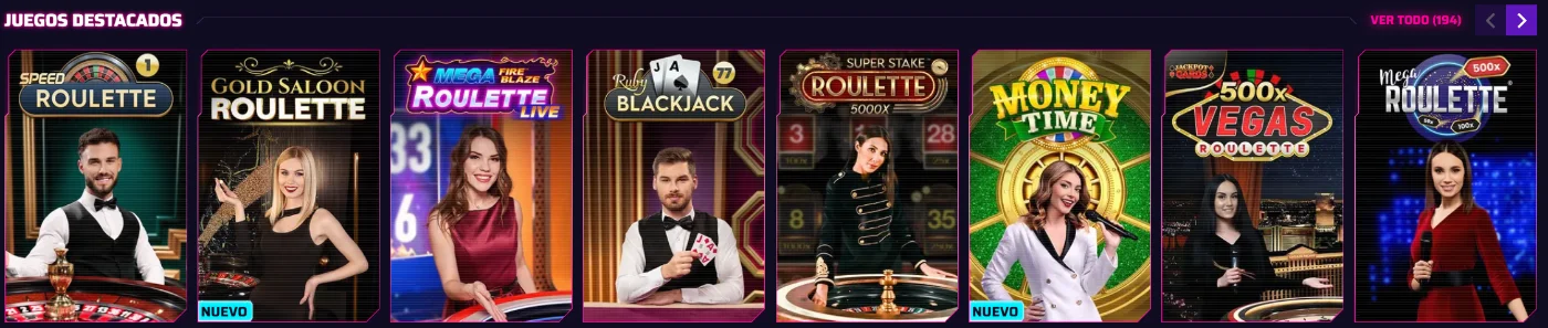 Roby Casino Casino en Vivo Roby Casino juegos de casino en vivo con ruleta, blackjack y programas en directo